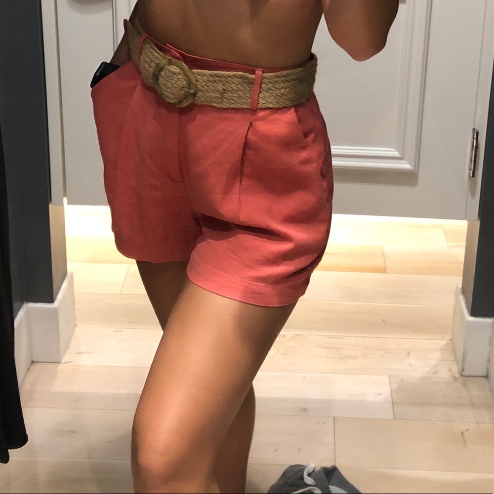 Salmon Shorts w/Belt